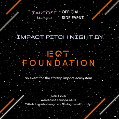 Impact Pitch Night by EQT Foundation