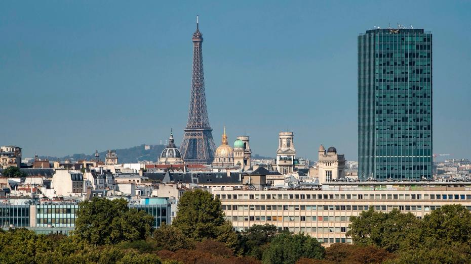 The Paris skyline.