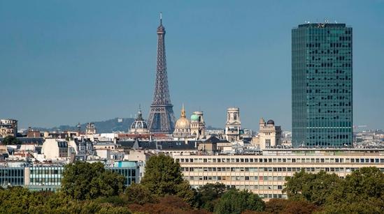 The Paris skyline.