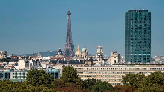 The Paris skyline.