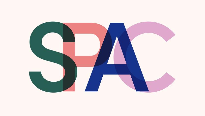 Colored letters spell out "SPAC".