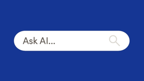 Search bar with the text "Ask AI..."
