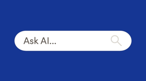 Search bar with the text "Ask AI..."