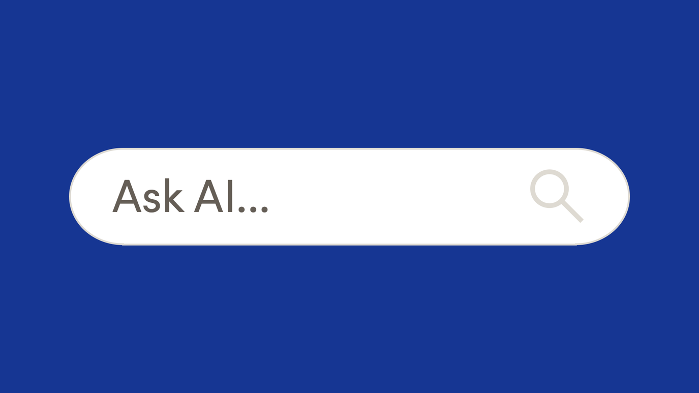 Search bar with the text "Ask AI..."