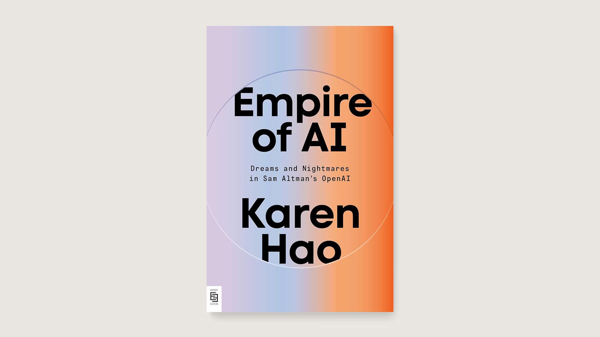 Empire of AI book