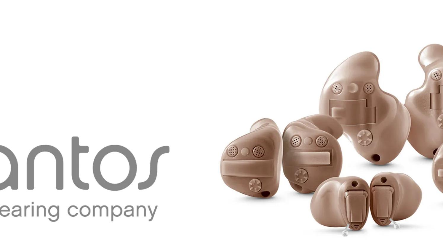 Hearing aids in various sizes and shapes.