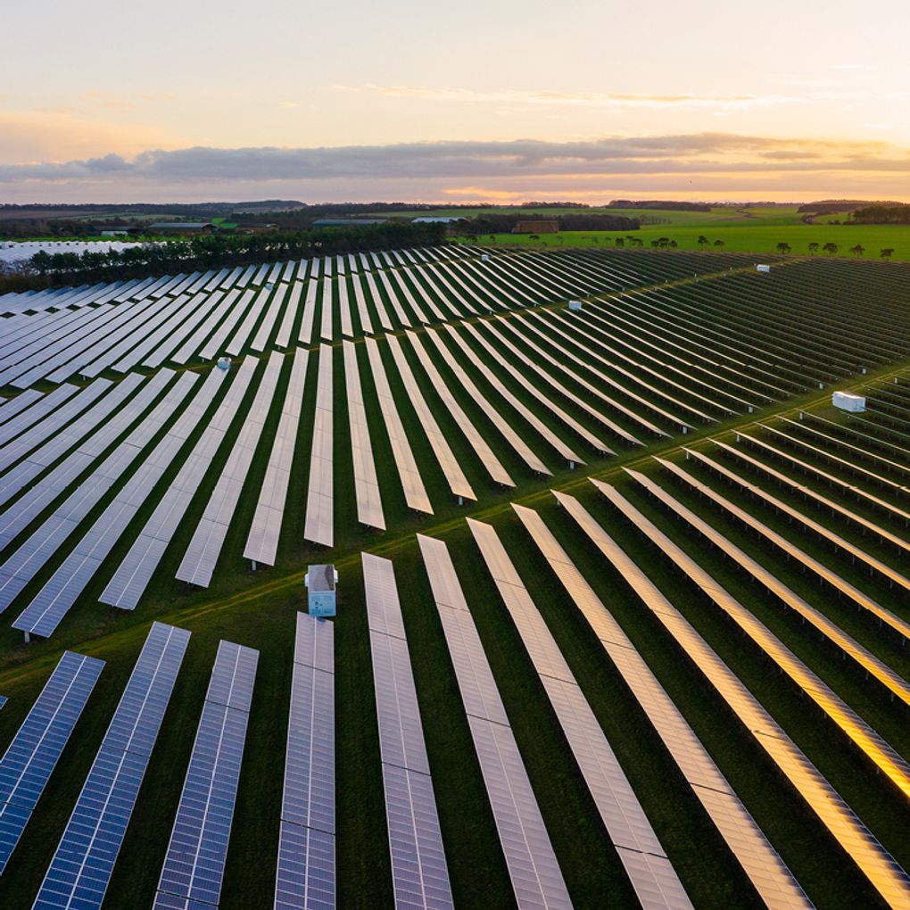Solar panels.
