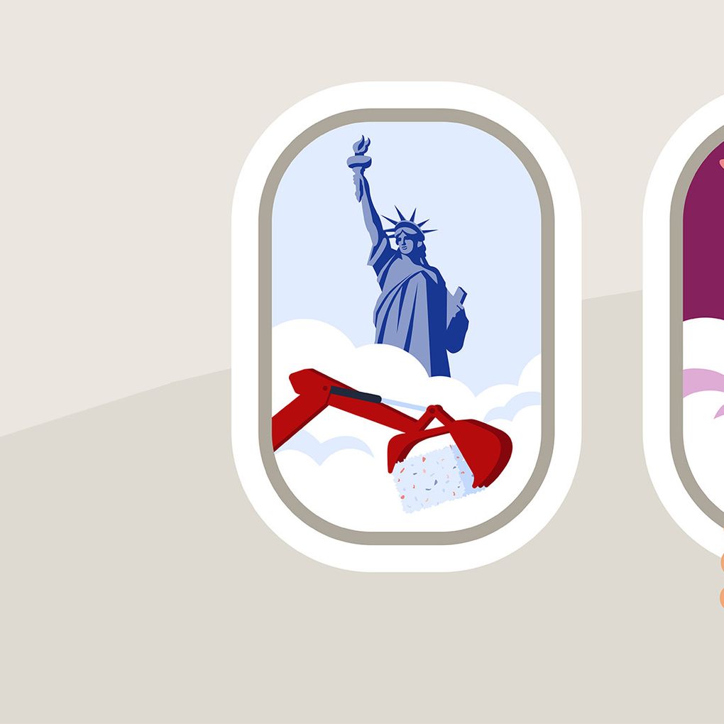 A view of EQT portfolio companies through an airplane window.
