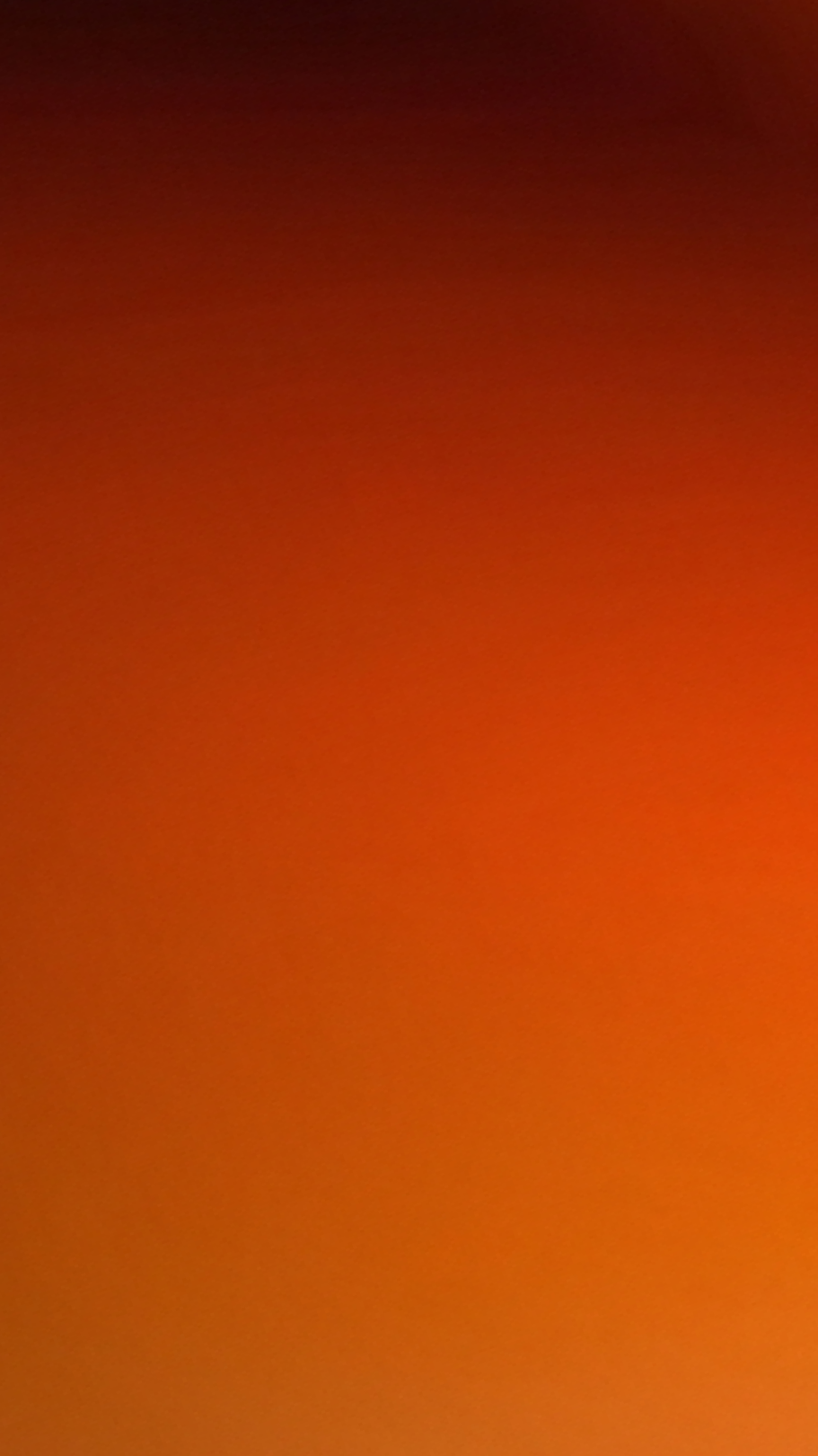 A black and orange gradient.