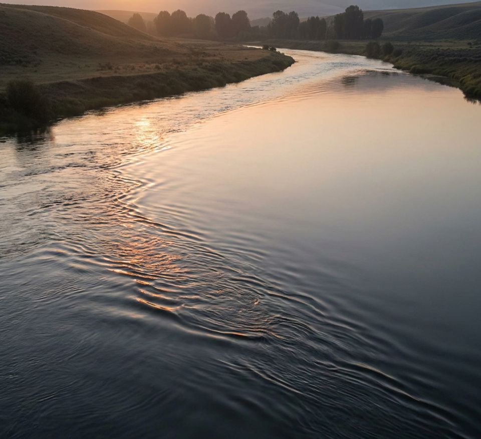 A river.