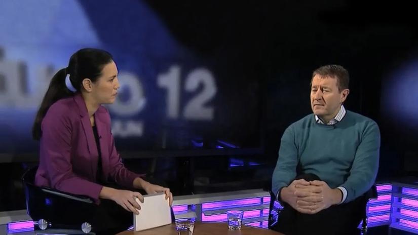 Picture of Conni Jonsson sitting in a interview.