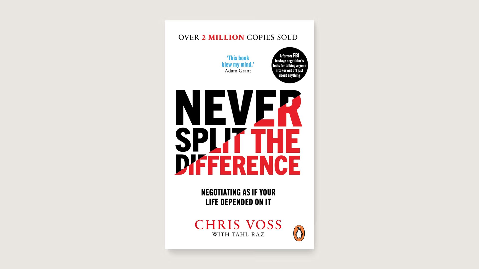 Never Split the Difference book
