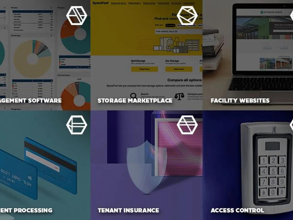A grid of six images representing different services.