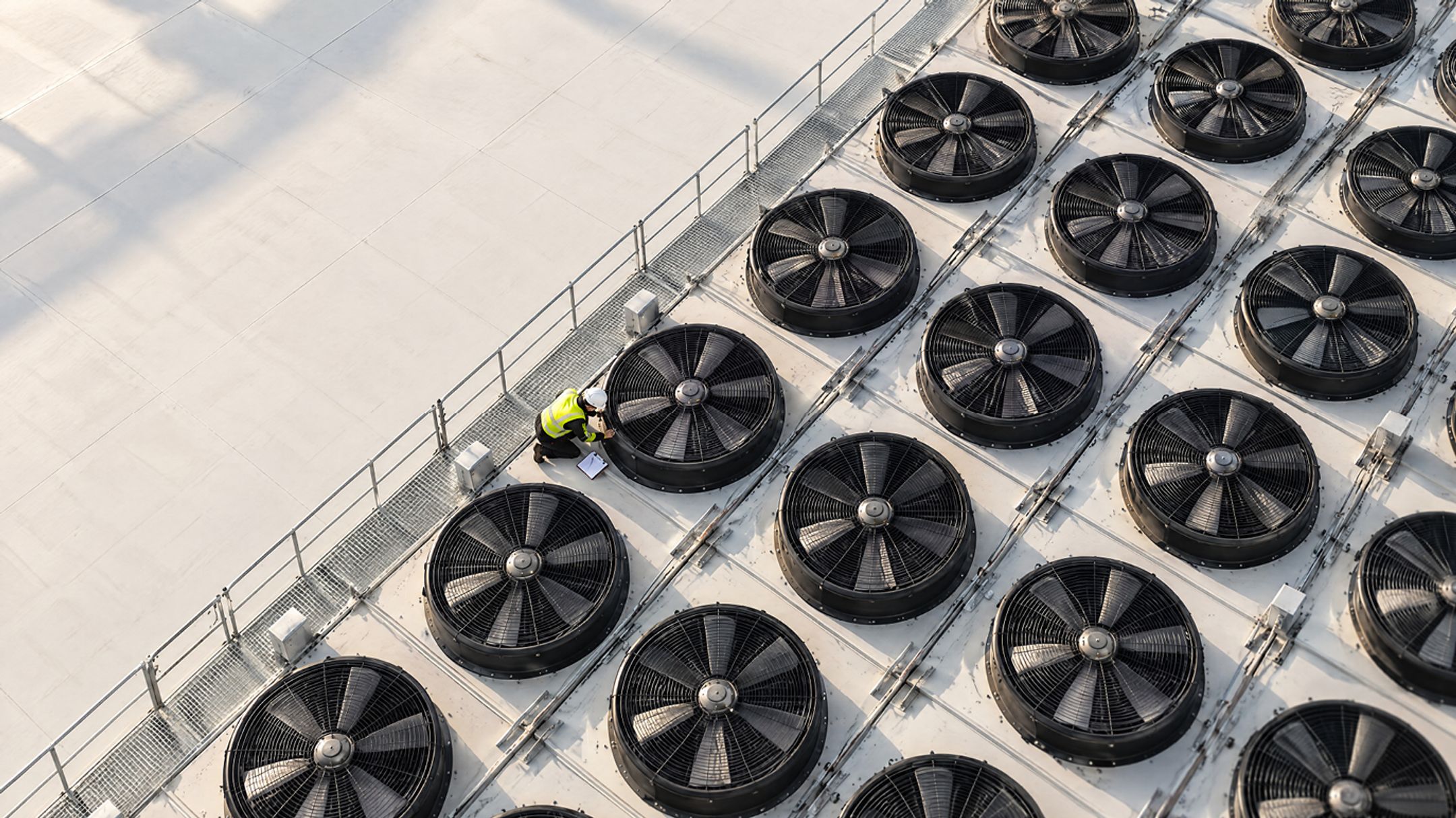 Industrial fans.