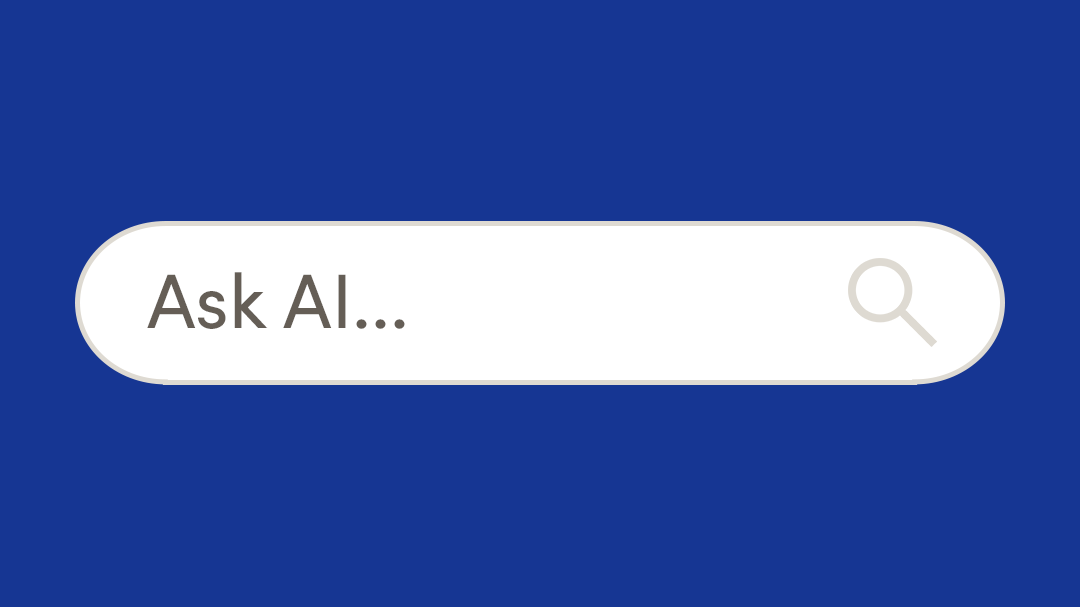 Search bar with the text "Ask AI..."