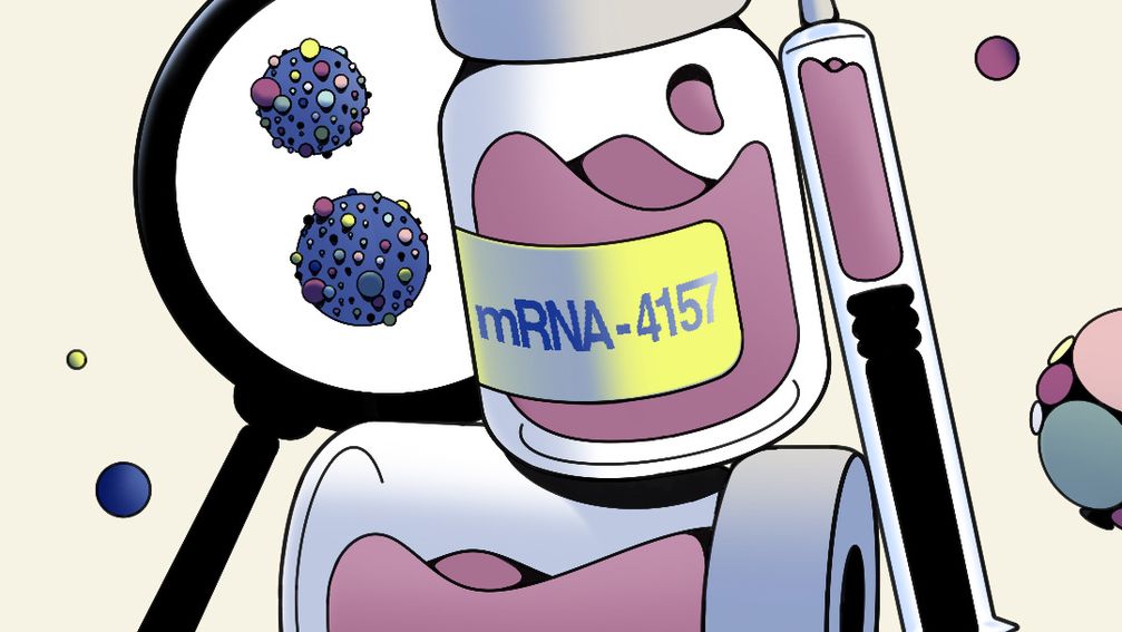 A syringe filled with a pink liquid.