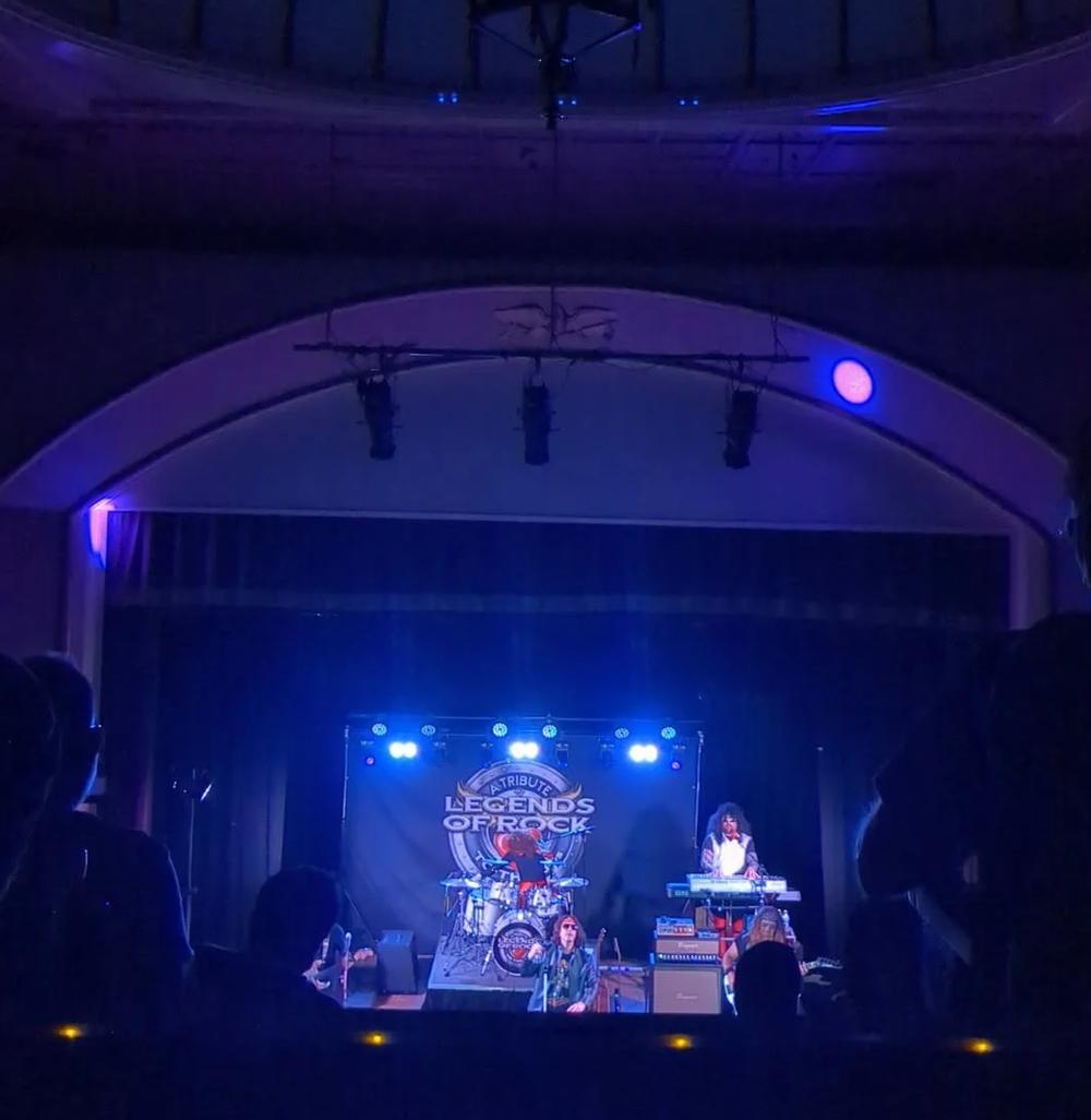 Interior of Theater during rock show