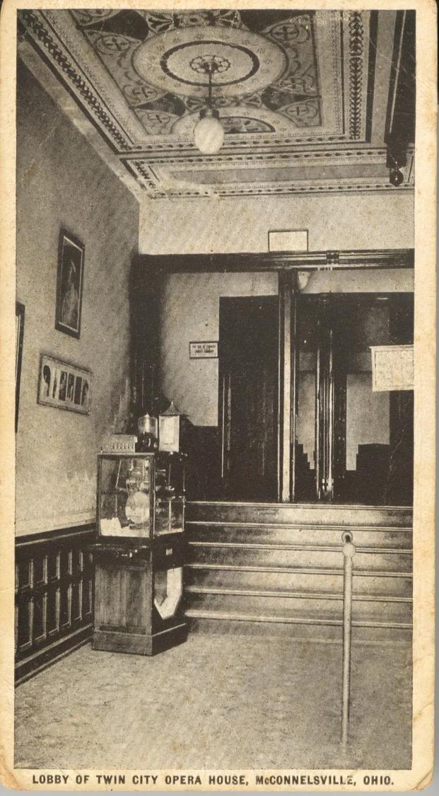 Historic Photo of the inside of the lobby