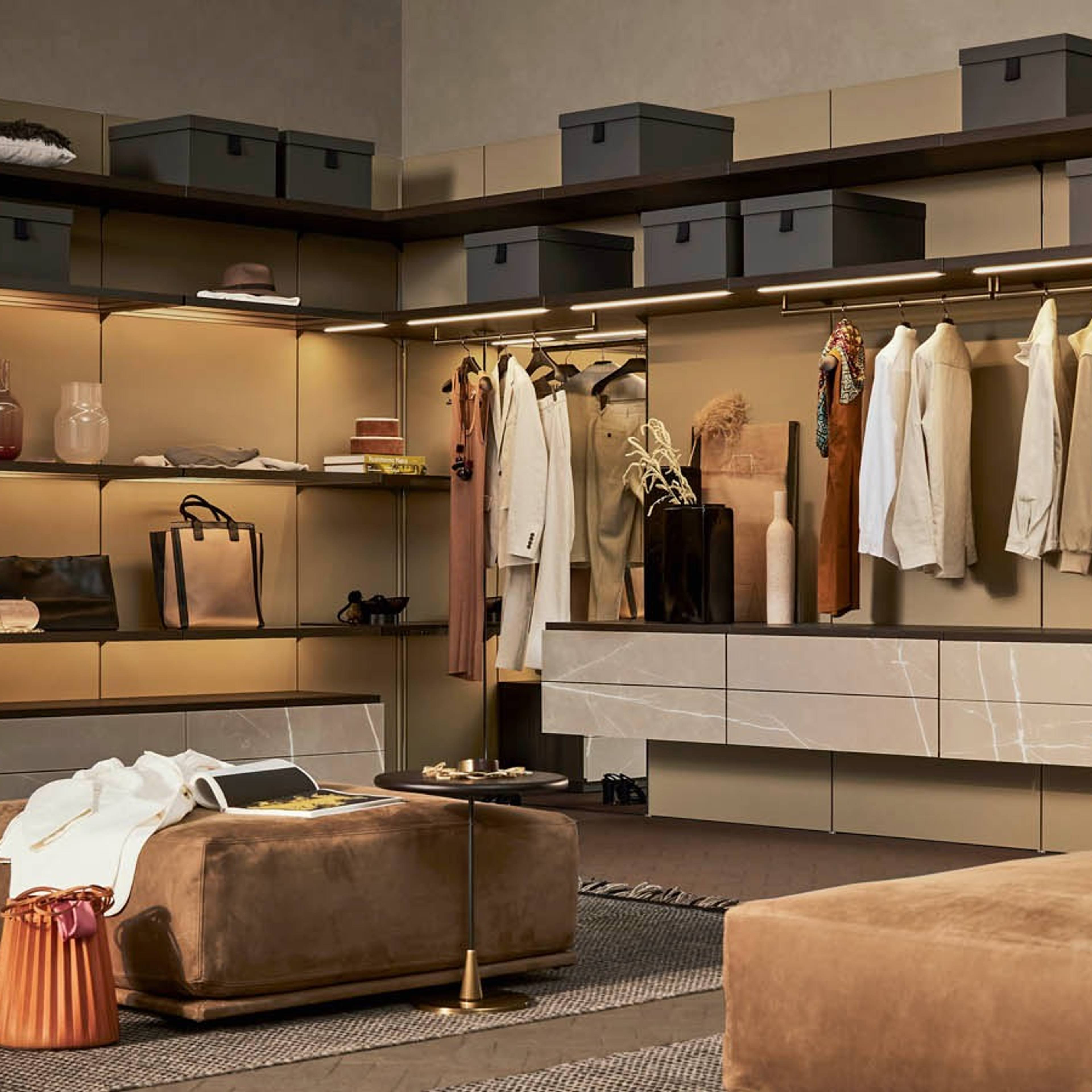 wardrobes and Walk-In Closet Anteprima – Pianca