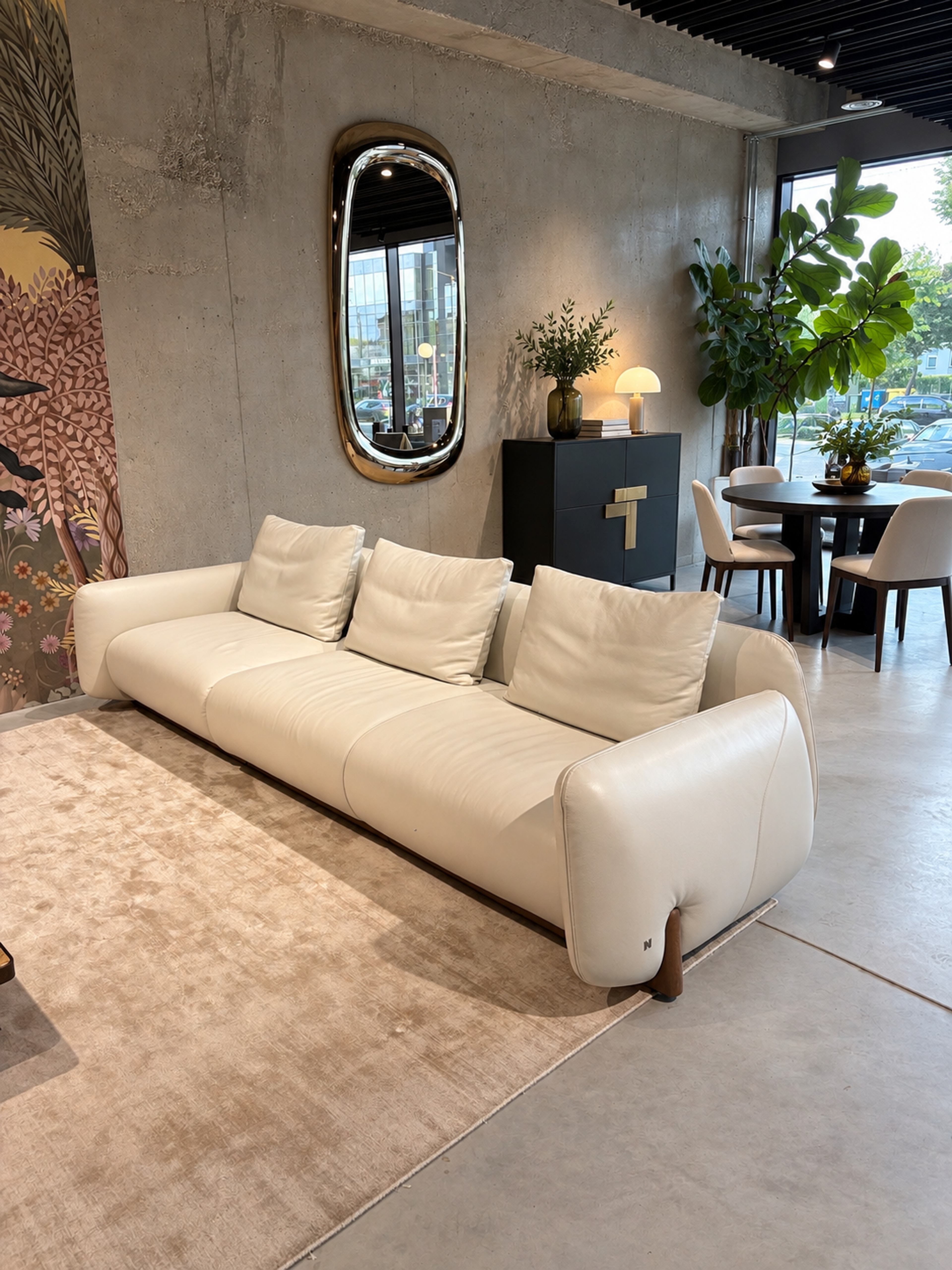Natuzzi Italia sofa Mirai red room salone Kaune
