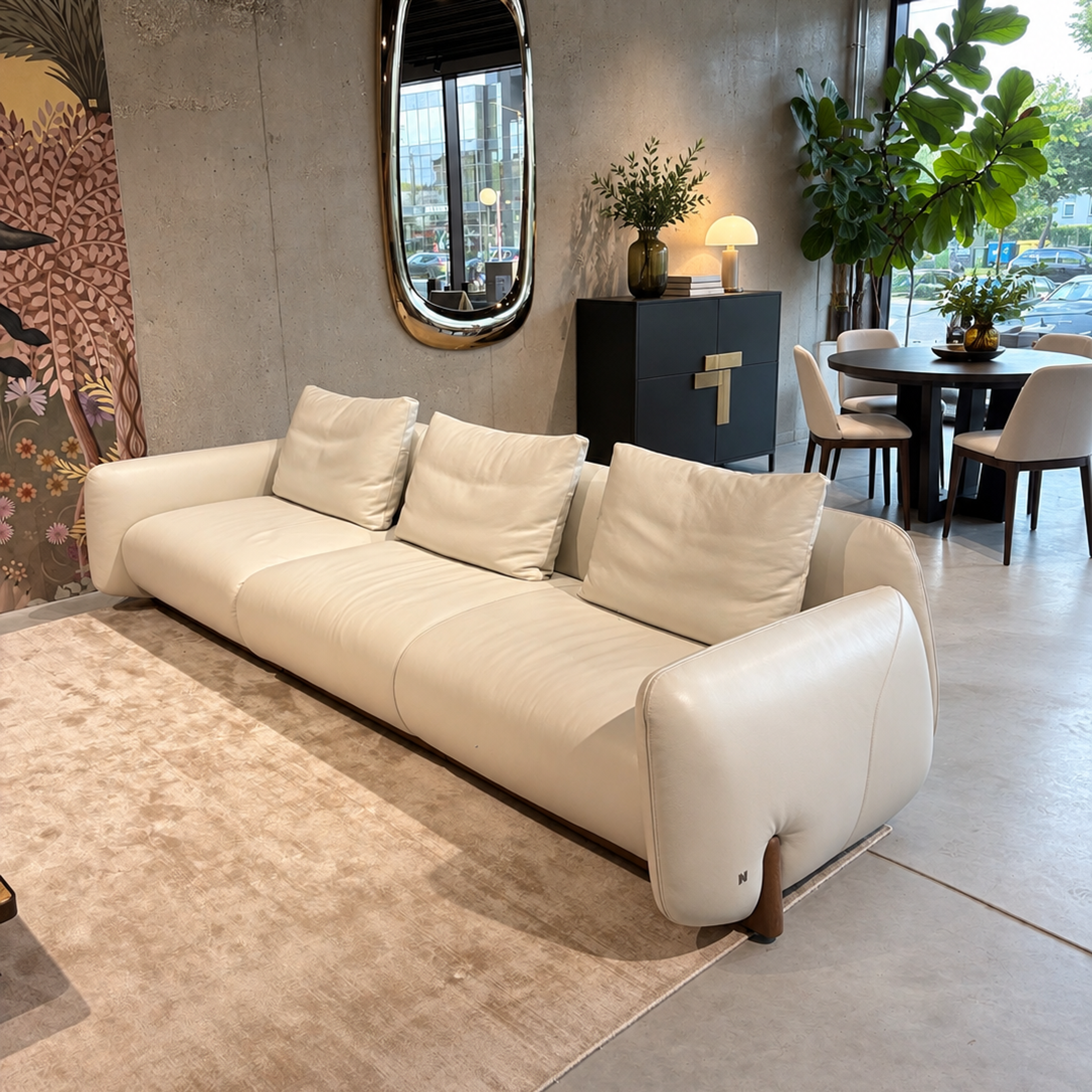 Natuzzi Italia sofa Mirai red room salone Kaune