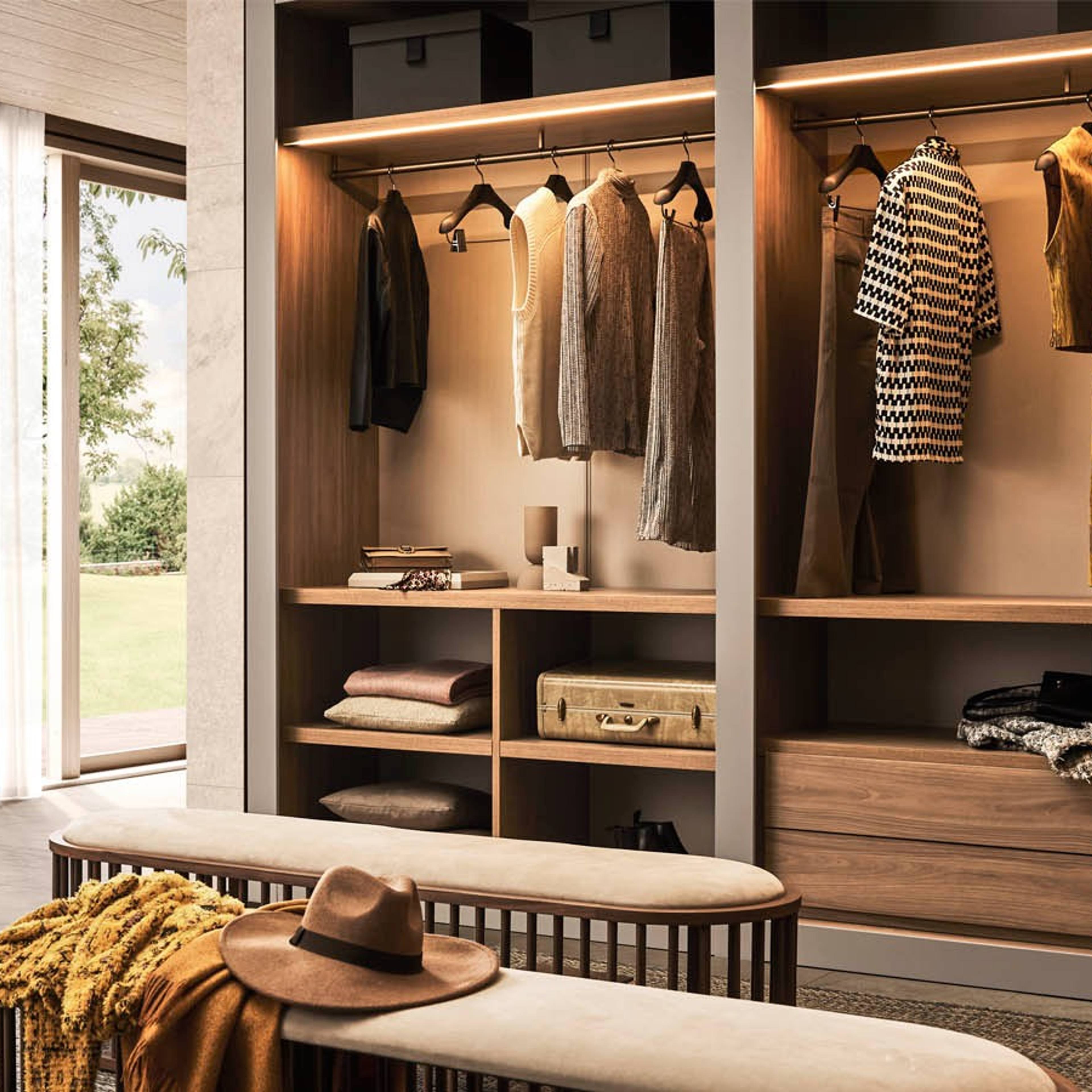 wardrobes and Walk-In Closet Sipario – Pianca
