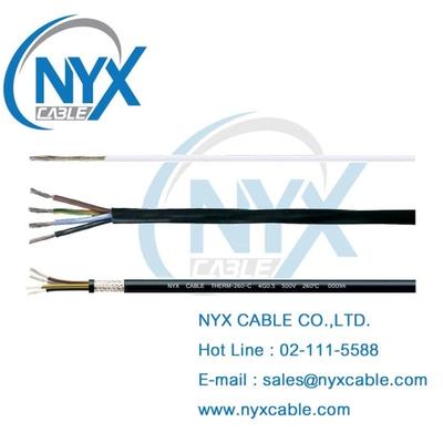 PFA, PTFE, ETFE, FEP : สายไฟทนความร้อน 260C พร้อมทั้งทนสารเคมี