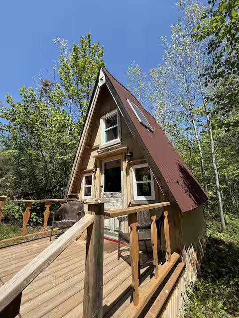 The Bos Manor a peaceful off-grid solar powered A-frame cabin where you can unplug and reconnect 