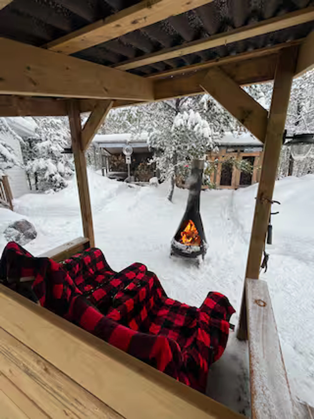 Winter Spa Area