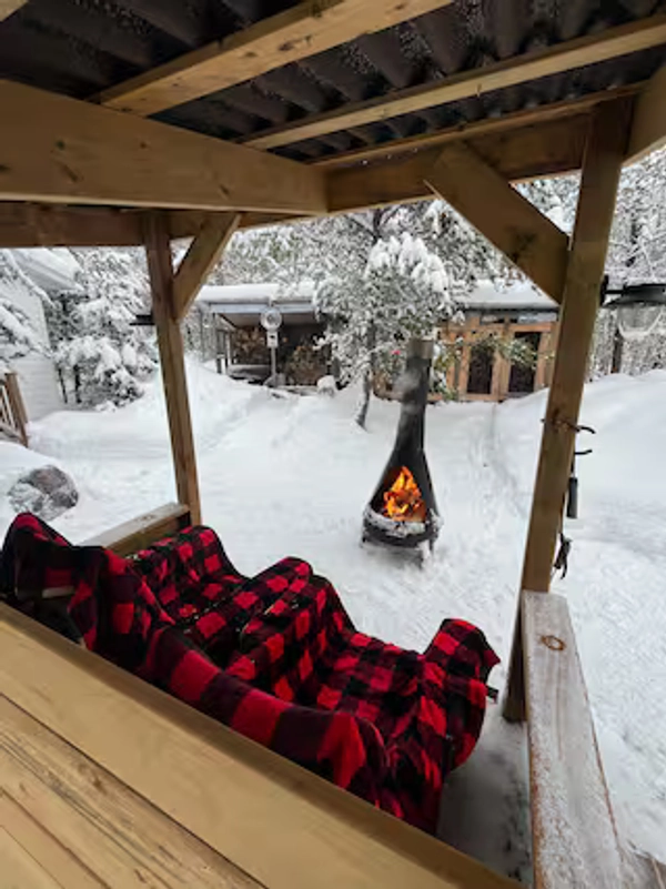 Winter Spa Area
