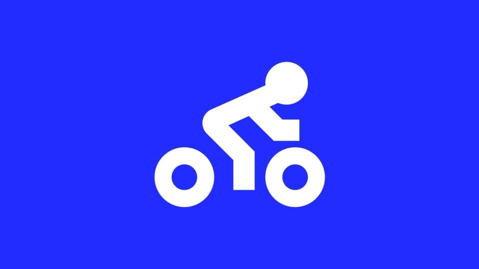 Ikon for mann på sykkel