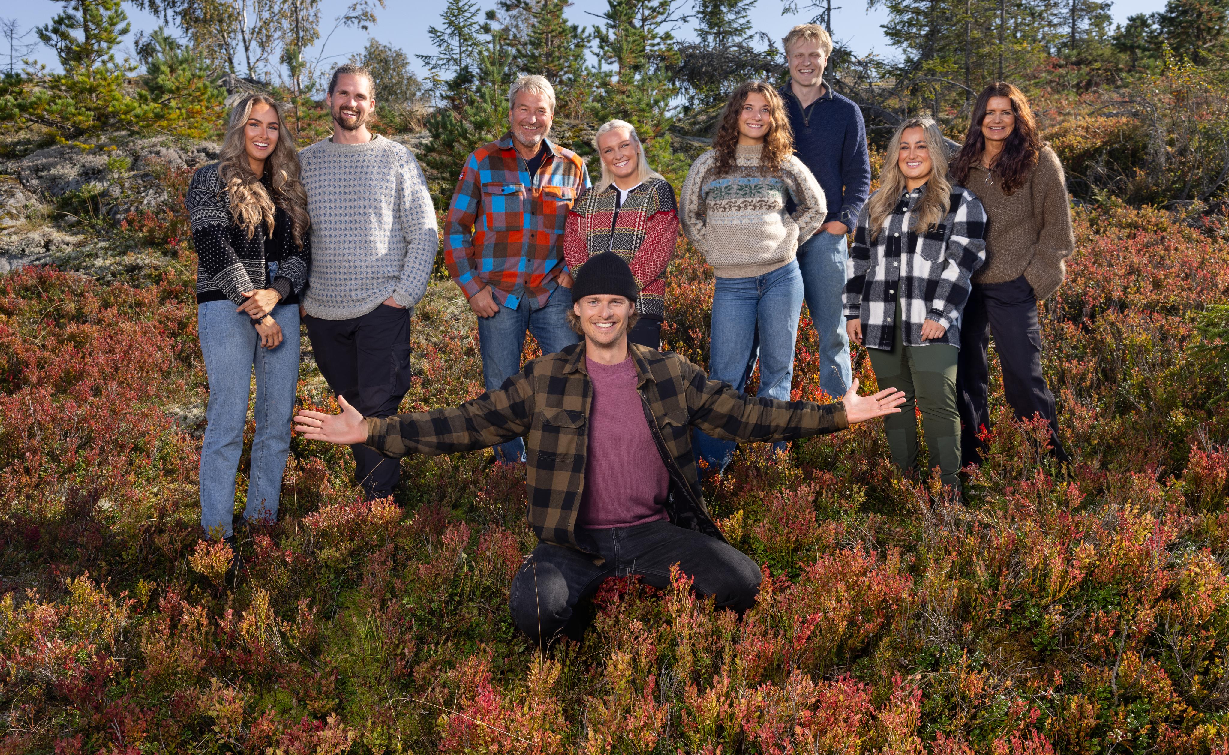 Programleder og deltakere på Fjellhytta.
