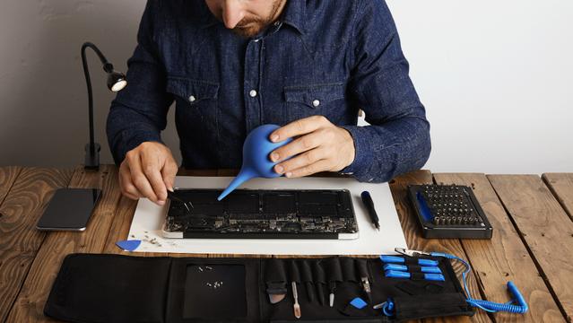 laptop components cleaning service