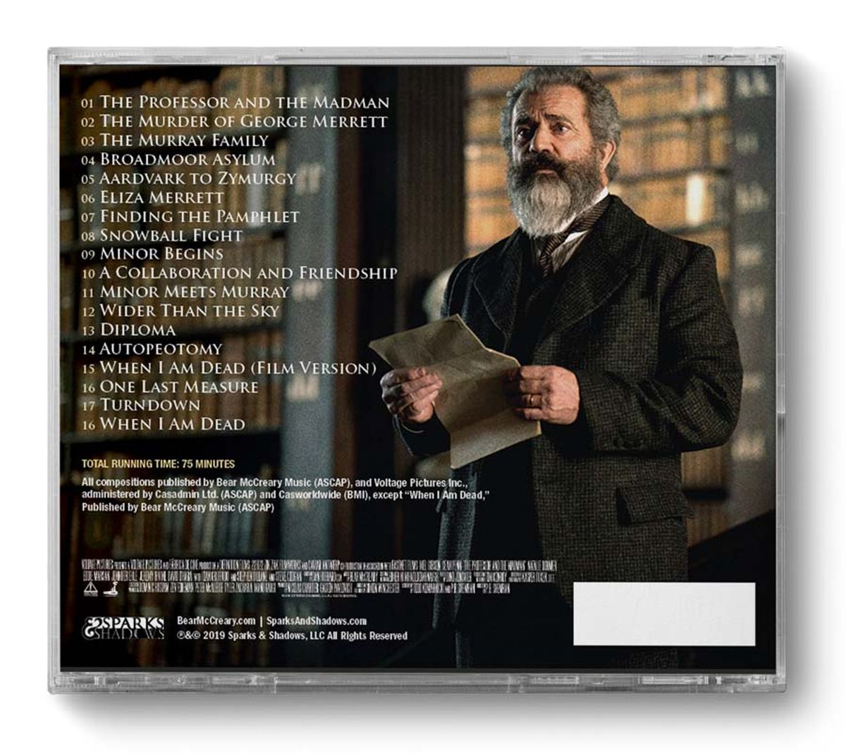 The Professor and the Madman Album Design — Bear McCreary (4)