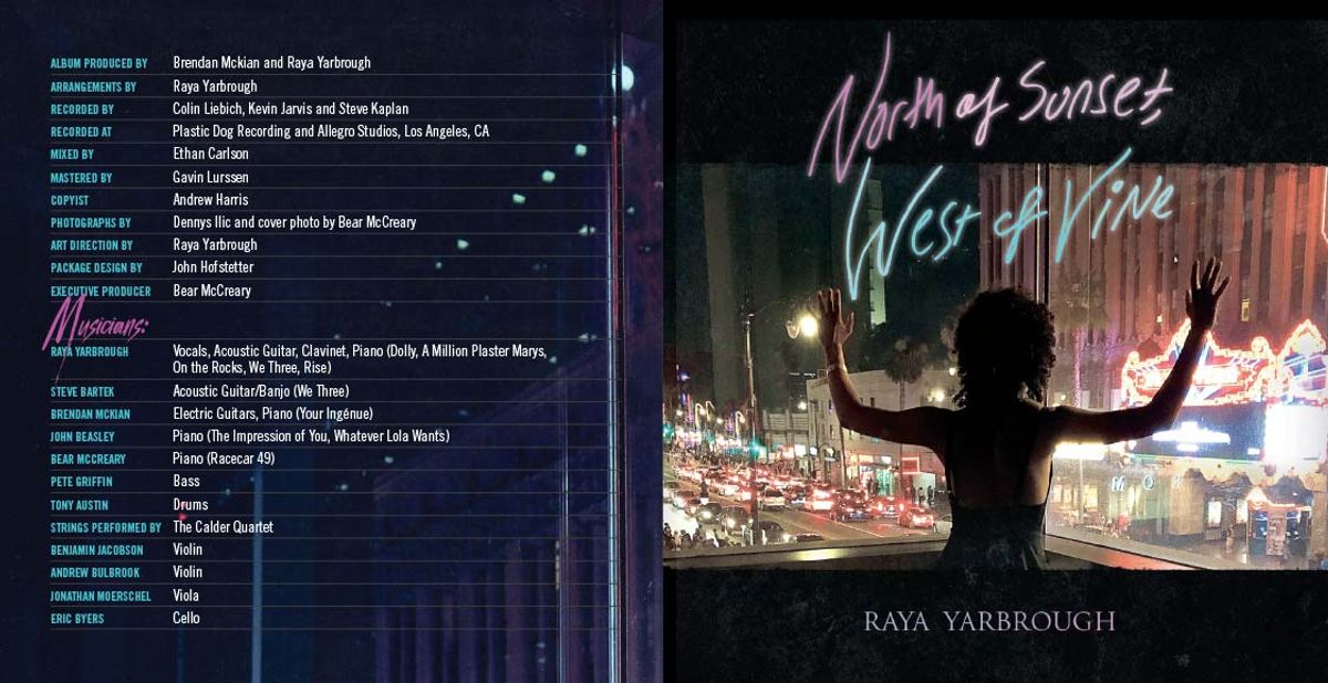 North of Sunset, West of Vine Album Design — Raya Yarbrough (3)
