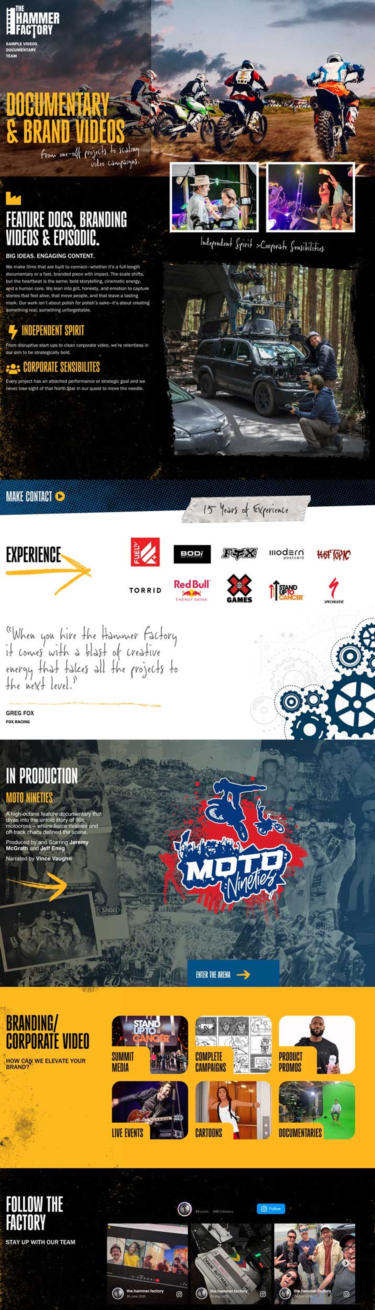 The Hammer Factory — featured work