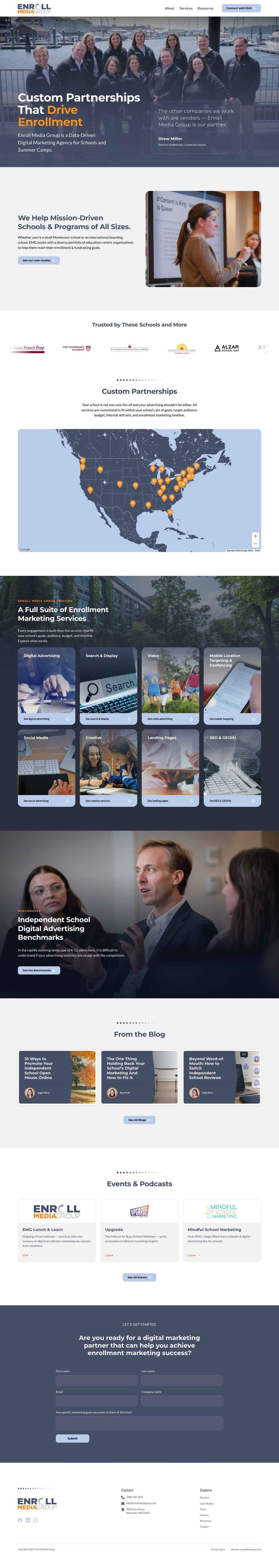 Enroll Media Group Website for Enroll Media Group (5)