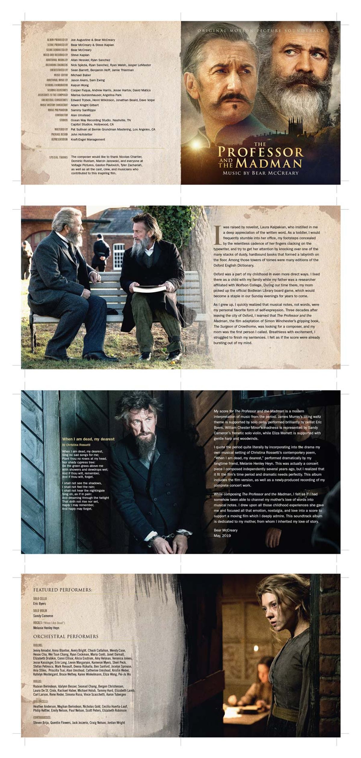The Professor and the Madman Album Design — Bear McCreary (3)