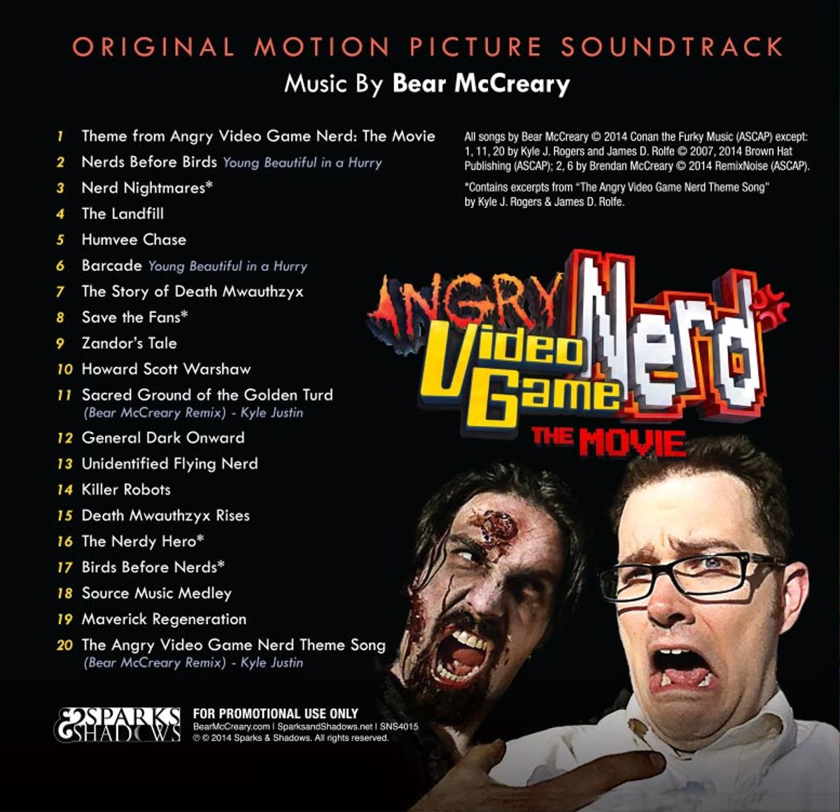 Angry Video Game Nerd Album Design — Bear McCreary (2)
