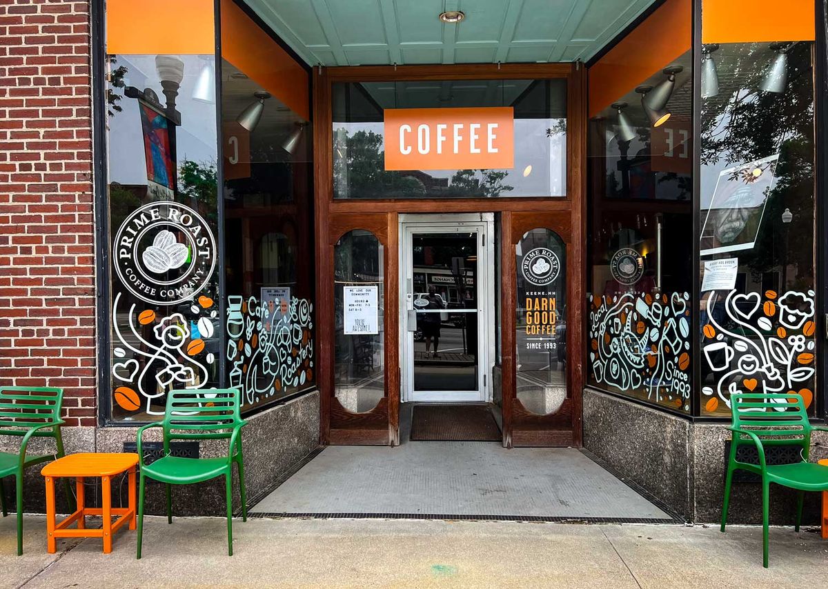 Prime Roast Storefront Signage Design — Prime Roast Coffee