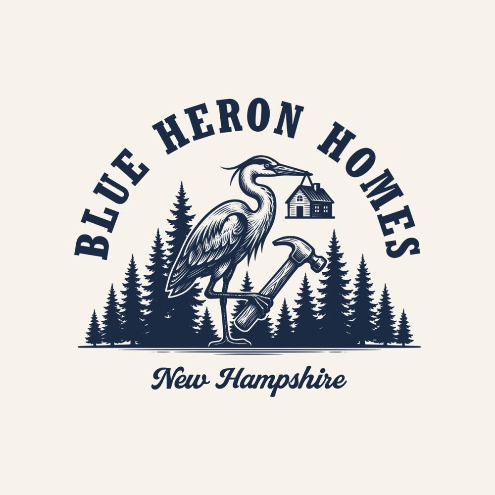 Blue Heron Homes Logo and Brand Identity for Blue Heron Homes