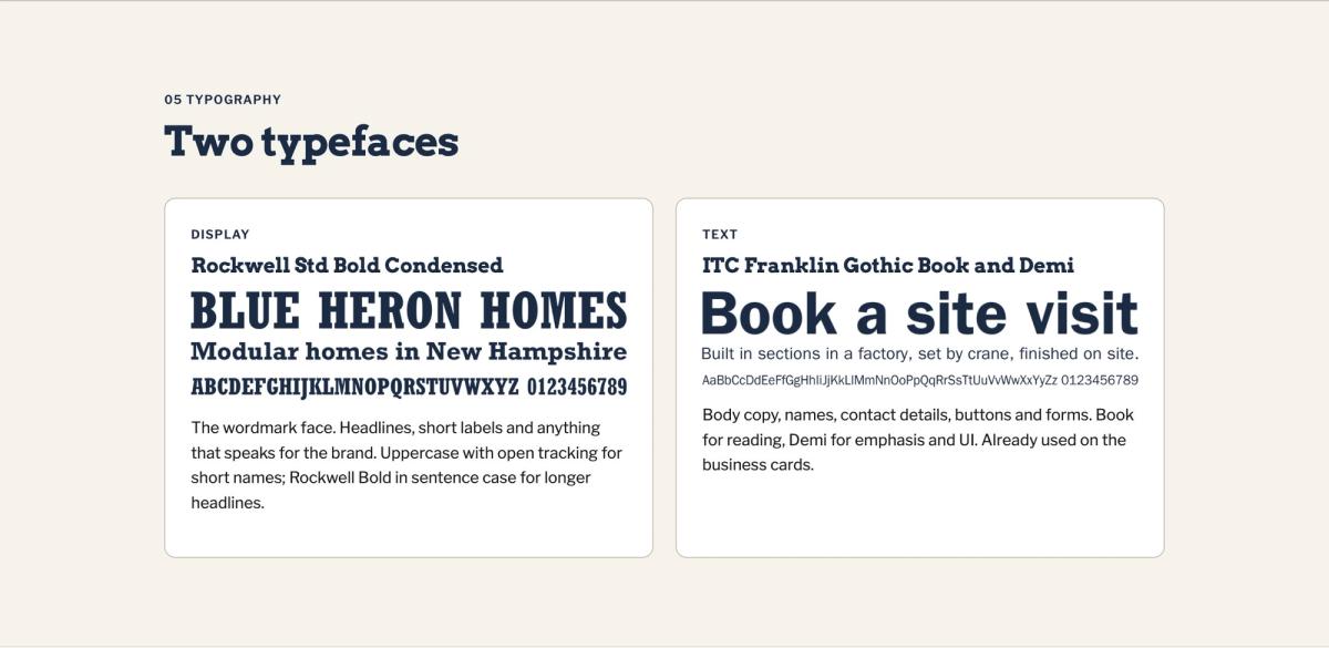 Blue Heron Homes Logo and Brand Identity for Blue Heron Homes (6)