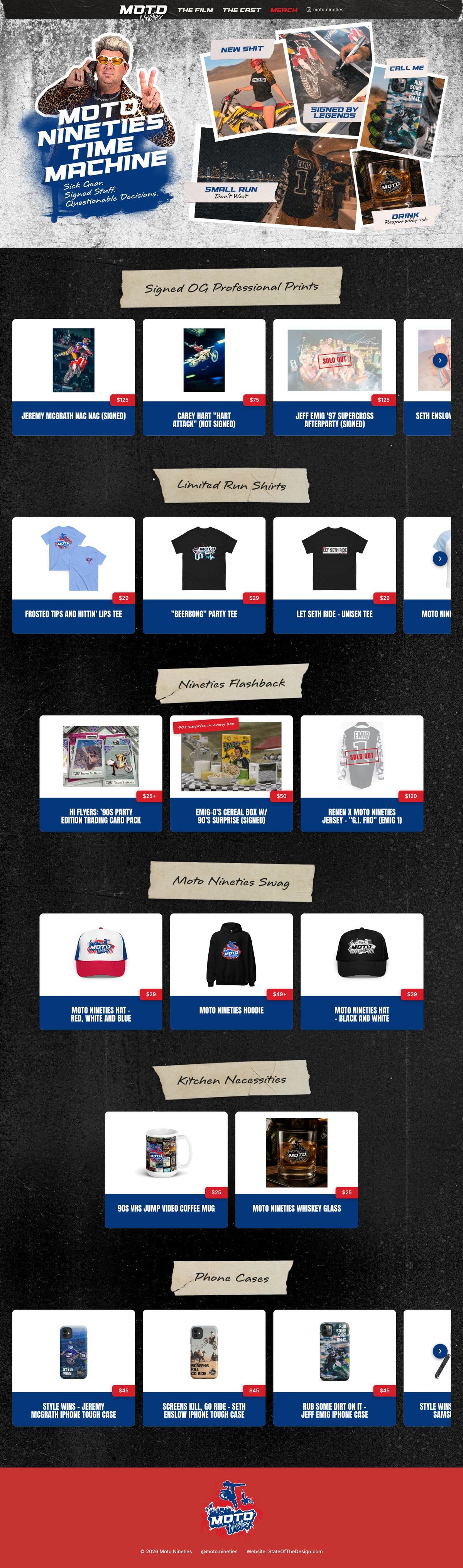 Moto Nineties Website for The Hammer Factory (6)