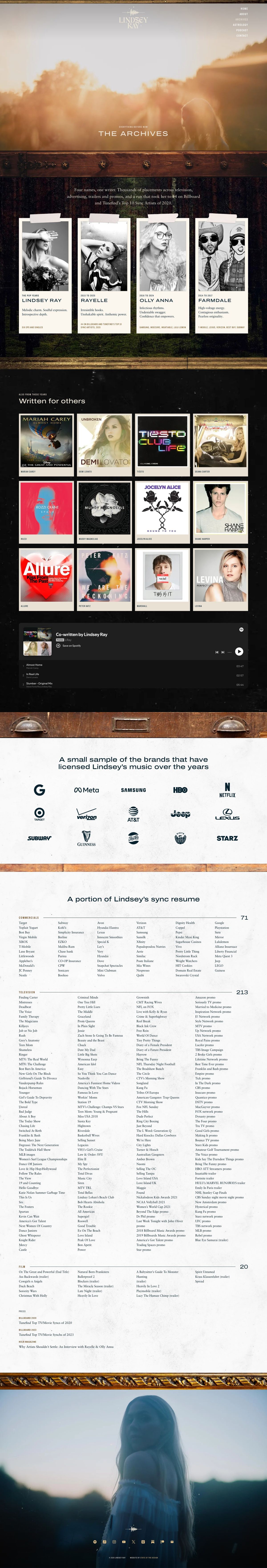 Lindsey Ray Website for Lindsey Ray (4)