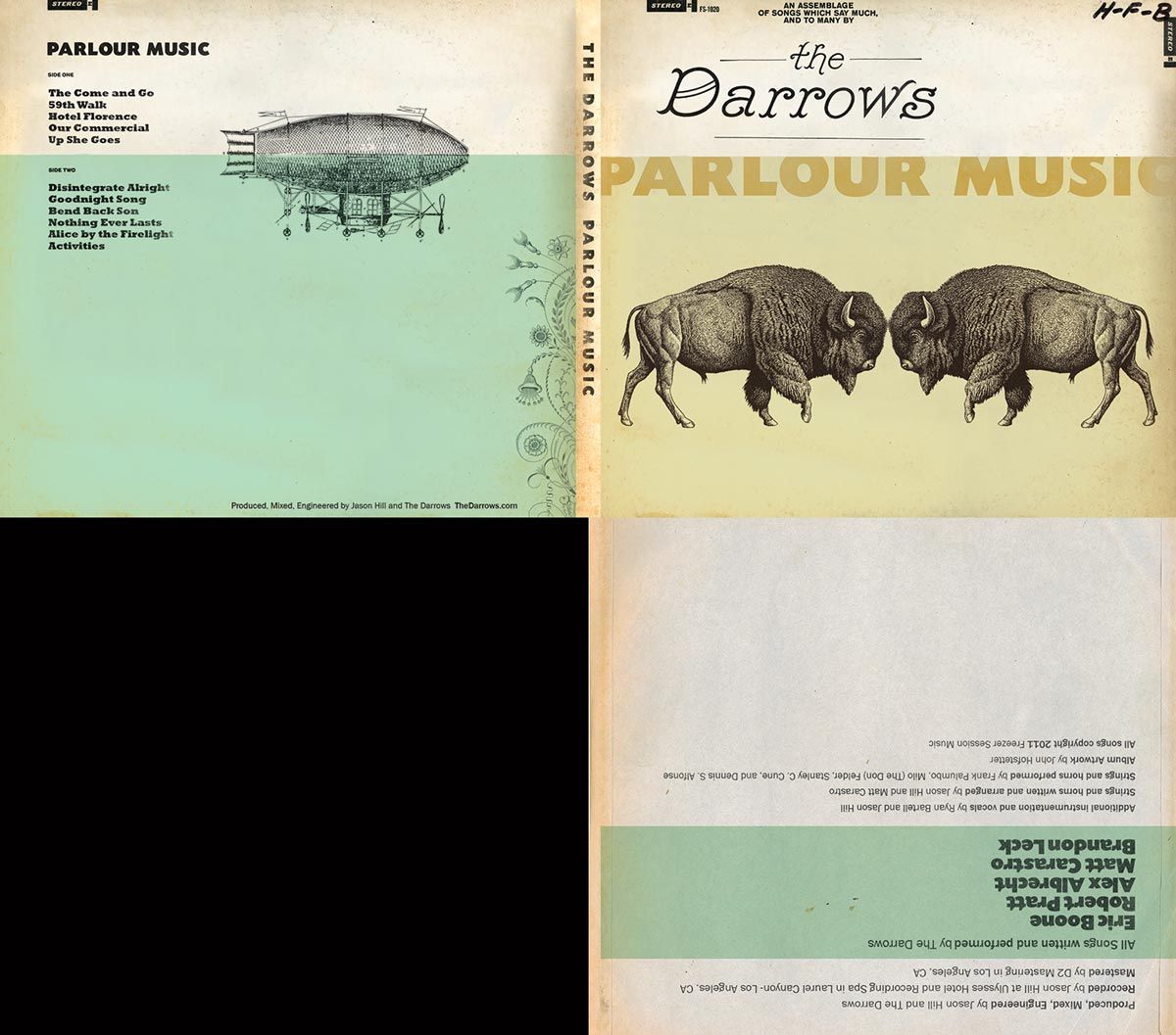 Parlour Music Album Design — The Darrows (2)