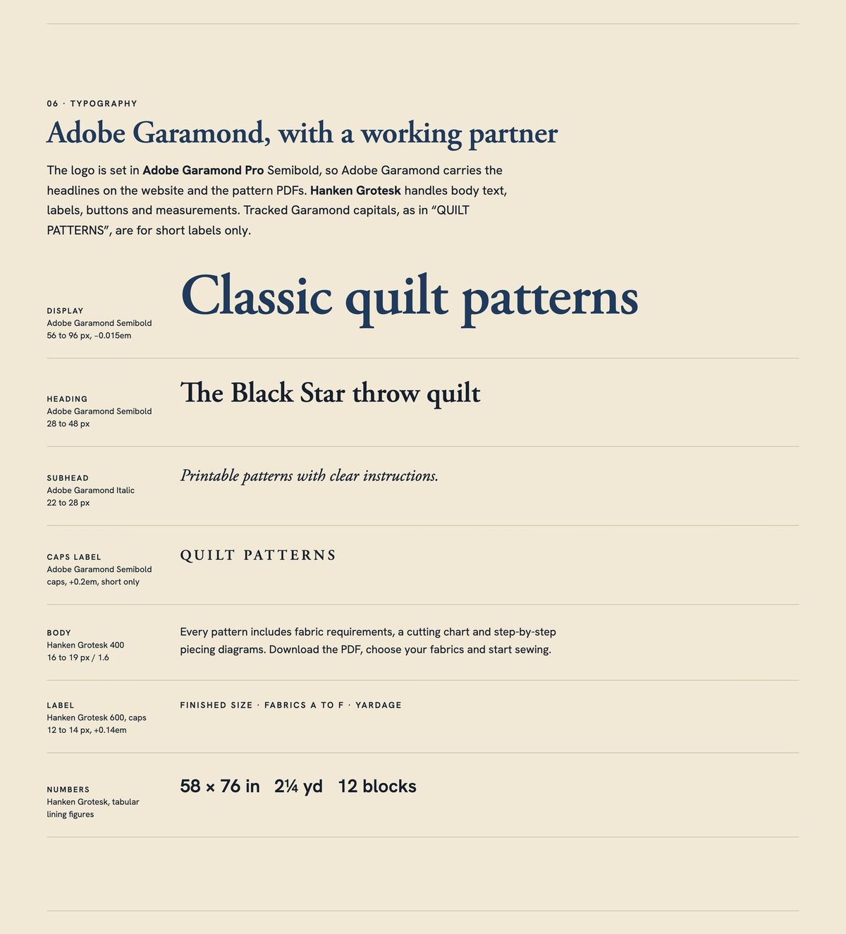 Susan & Son Logo and Brand Identity for Susan & Son Quilt Patterns (11)