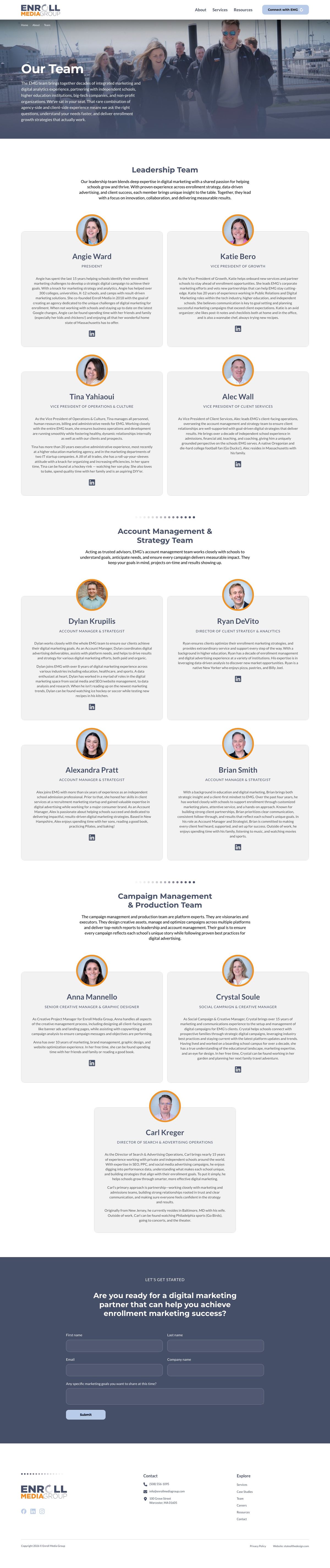 Enroll Media Group Website for Enroll Media Group (4)