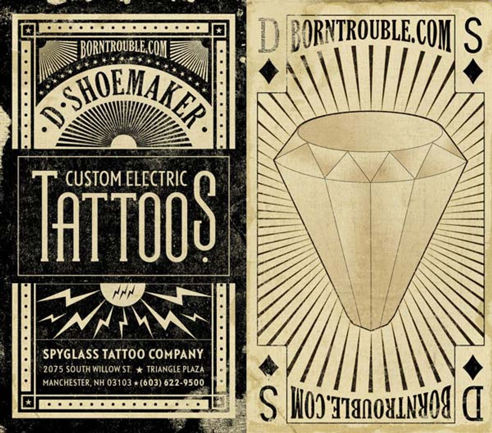 Hi-Octane Tattoo Business Card Design — Hi-Octane Tattoo