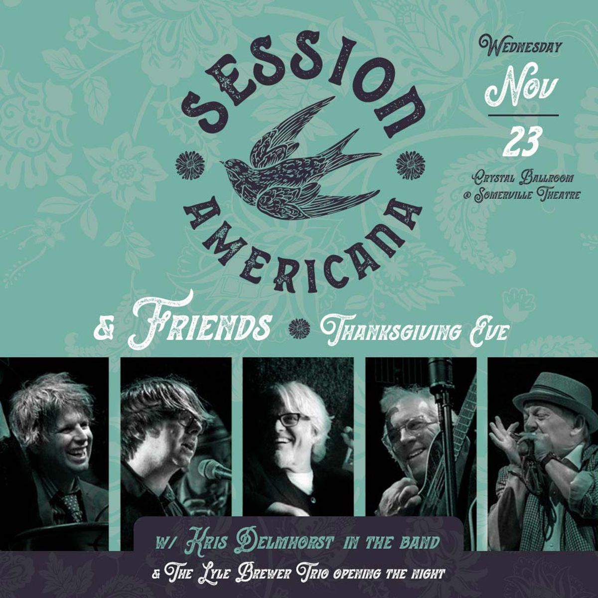 Session Americana Crystal Ballroom Show Artwork — Session Americana