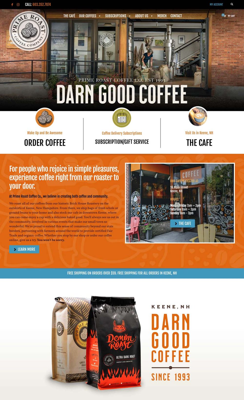 Prime Roast Website — Prime Roast Coffee